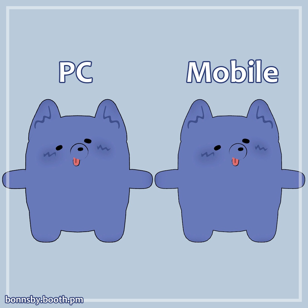 Mascot Doggy - Original 3D Avatar / 3Dモデル