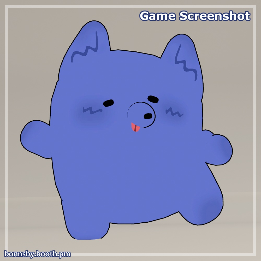 Mascot Doggy - Original 3D Avatar / 3Dモデル