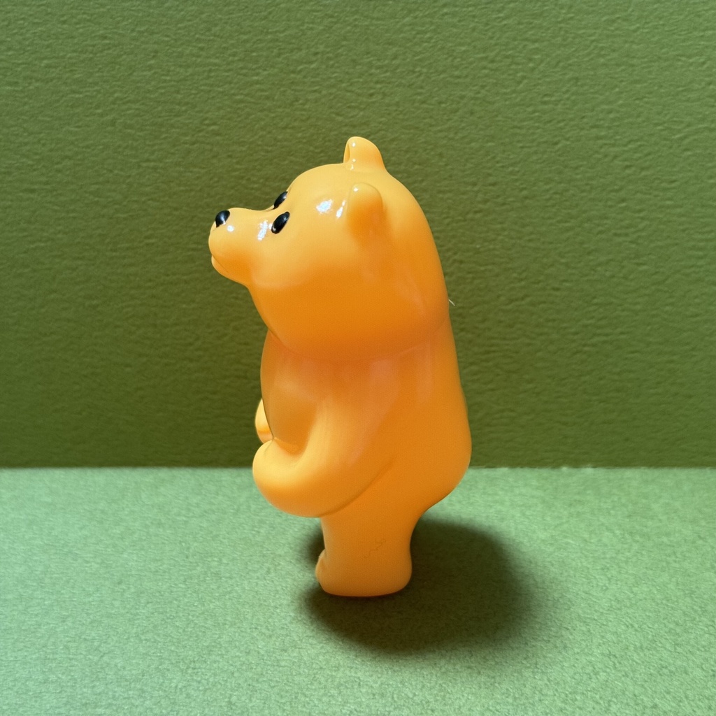 ソフビくま【オレンジ】