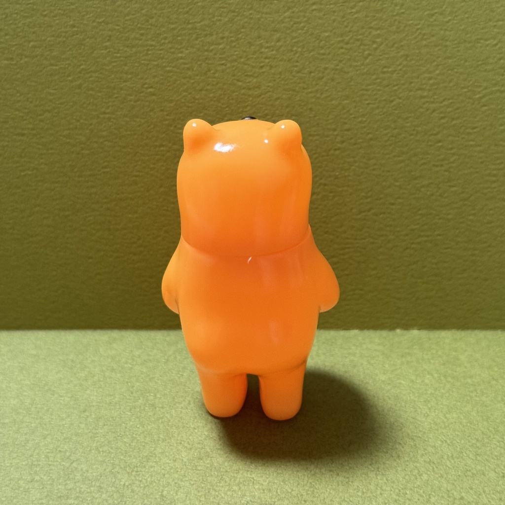 ソフビくま【オレンジ】