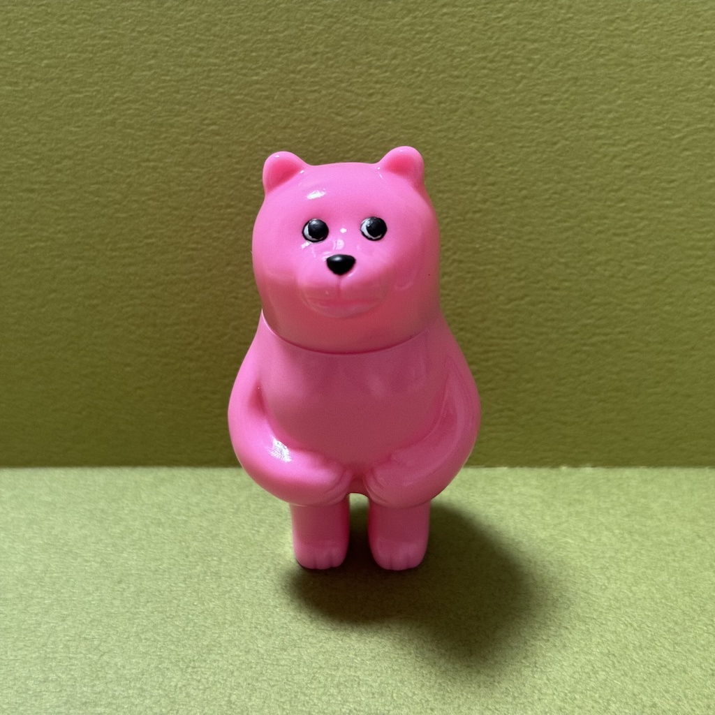 ソフビくま【ピンク】