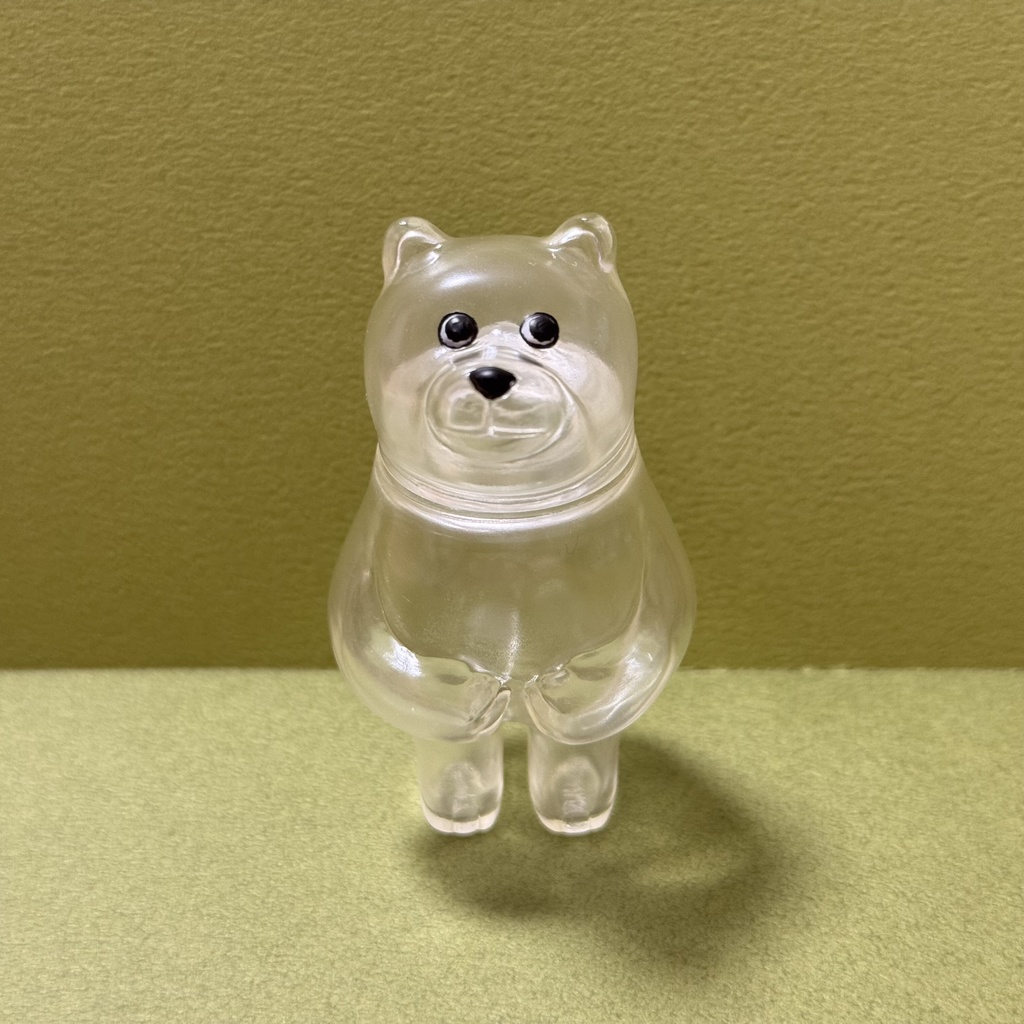 ソフビくま【クリア】