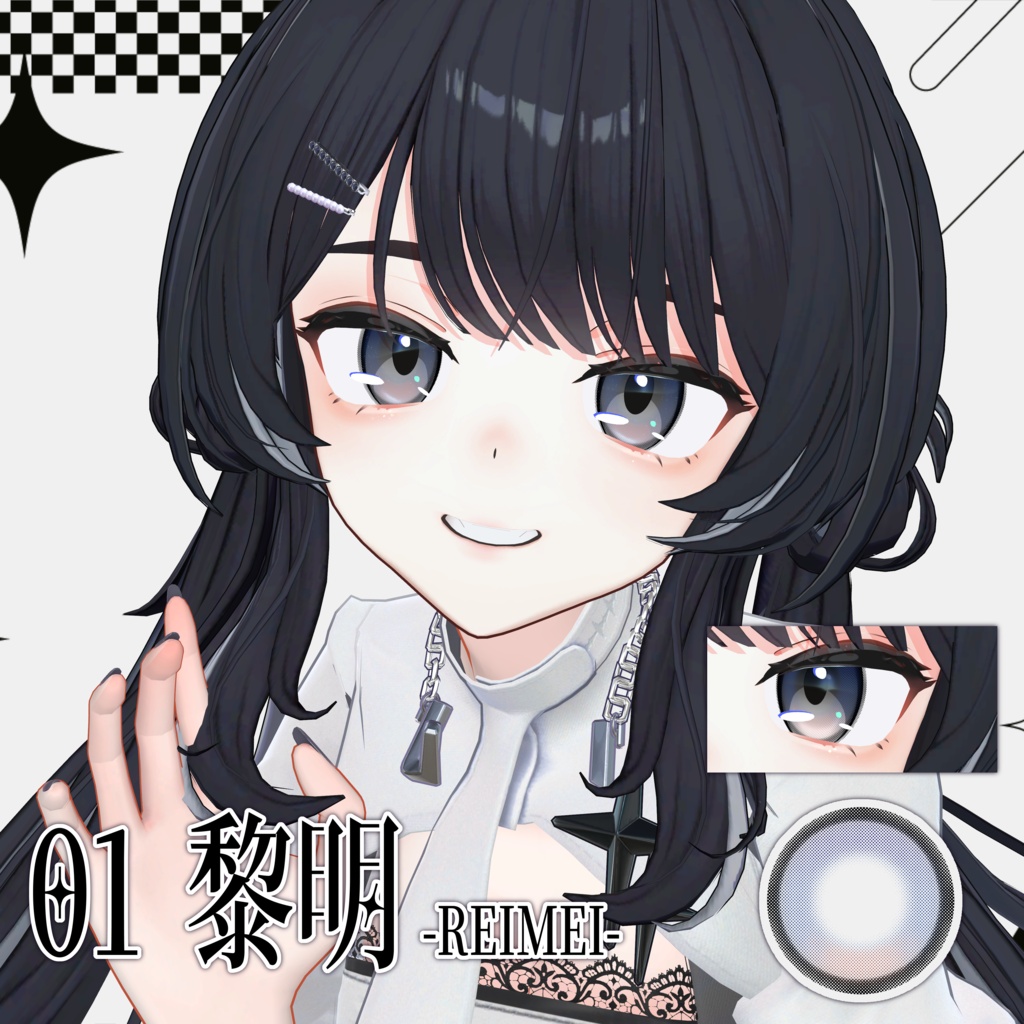 【Lume Optic対応】-月輪- TSUKINOWA【カラコン風アイテクスチャ】