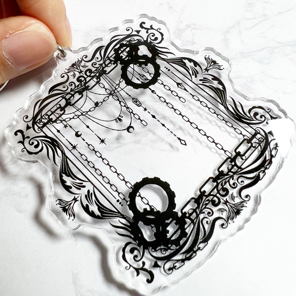 絡んだ鎖の絵画