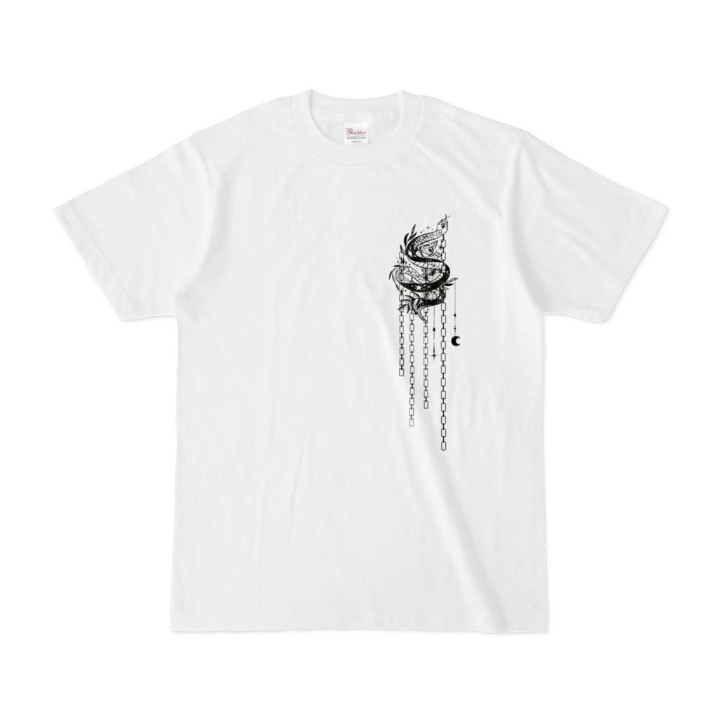 鎖を這う蛇Tシャツ
