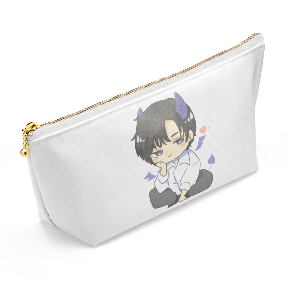 ちびいつき1号-ポーチ 白色