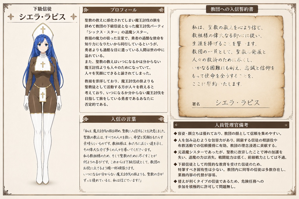 六星のオラクルファンタジー 聖教会編1