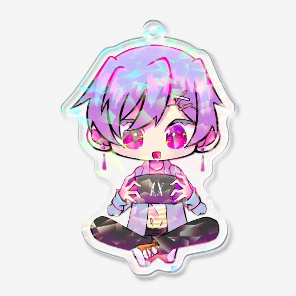 【レイラ・カトレット】EDのアイツ(笑顔)【アクリルキーホルダー】ホログラム仕様