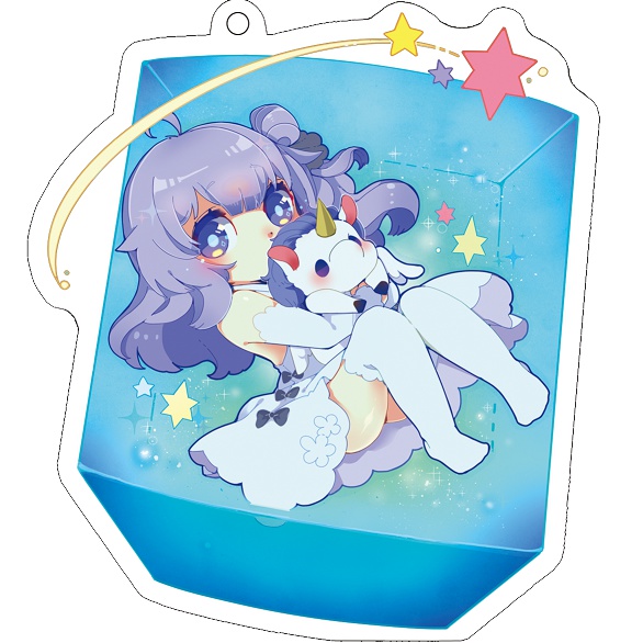 ユニコーン　アクリルチャーム