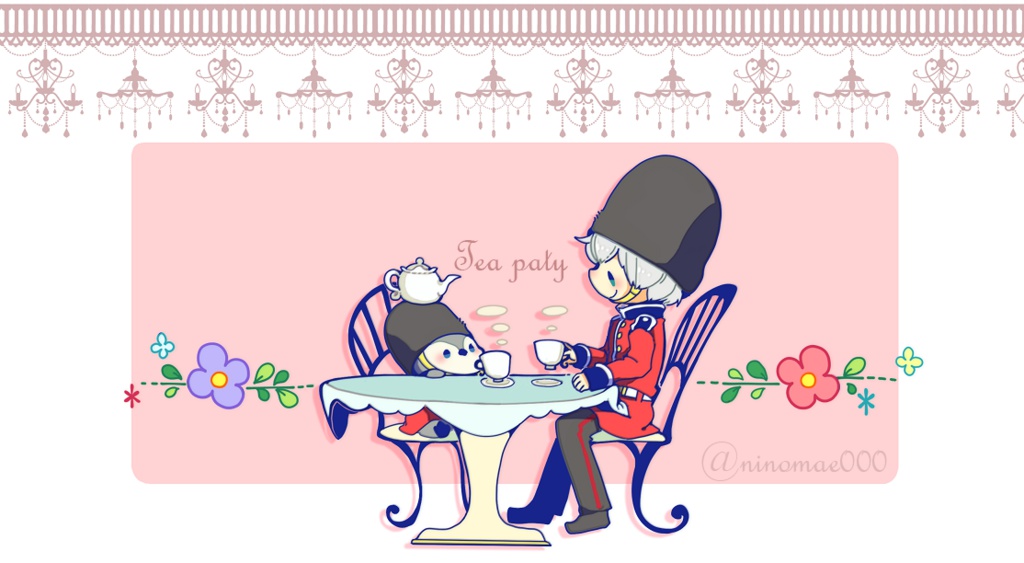 衛兵さんティーパーティーポーチ