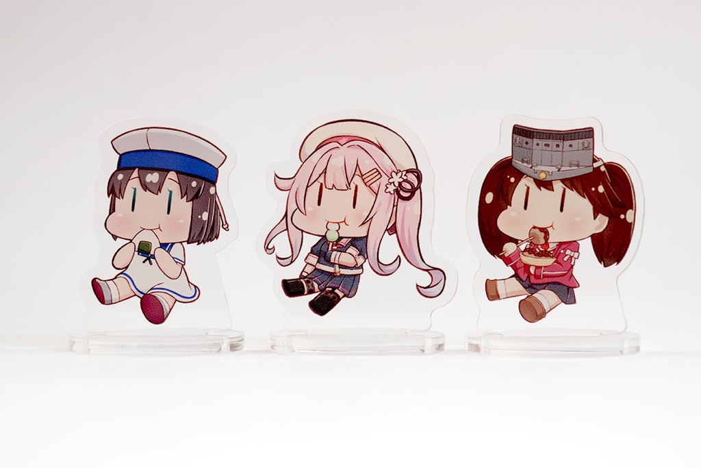 艦これSDキャラ アクリルスタンド(春雨・龍驤・くちくいきゅう・大東)