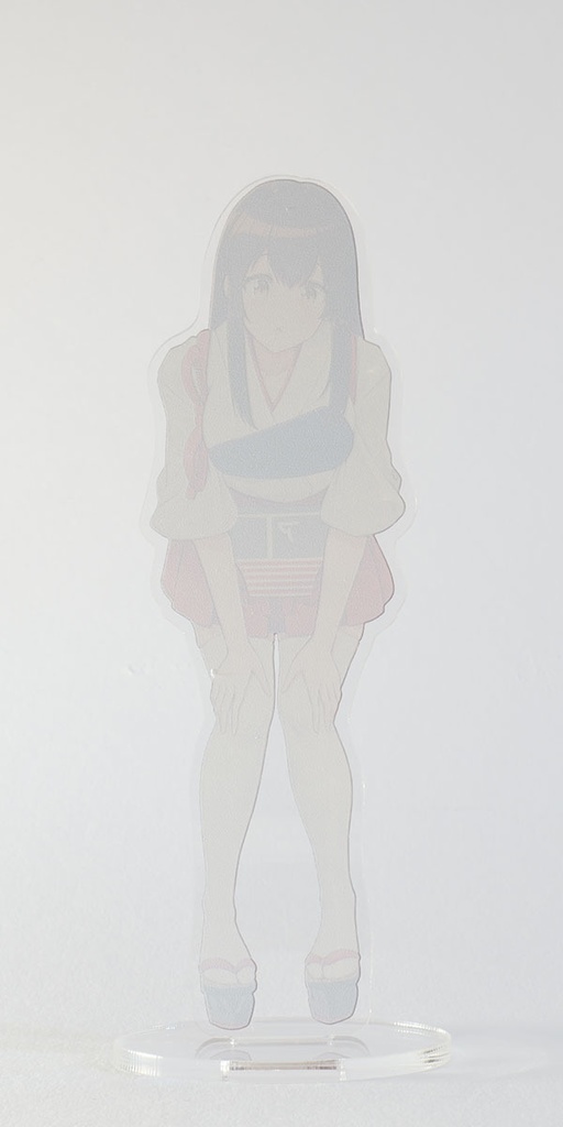 赤城さんのアクリルスタンド 縦約13.0cm×横約4.2cm