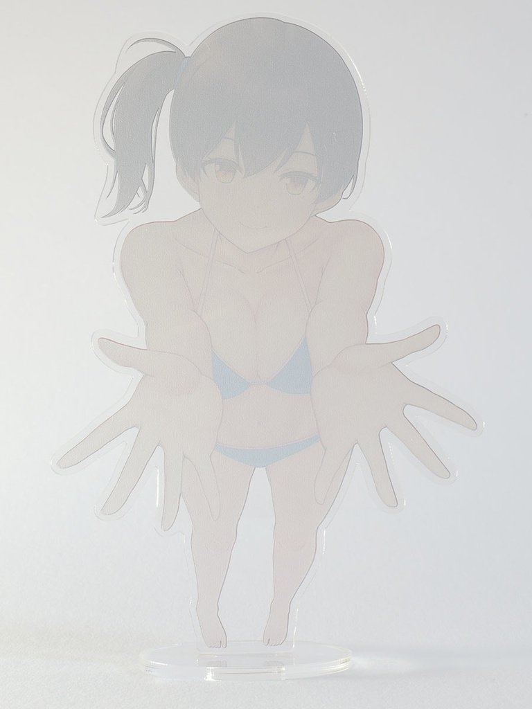 赤城さんのアクリルスタンド 縦約15.1cm×横約10.1cm