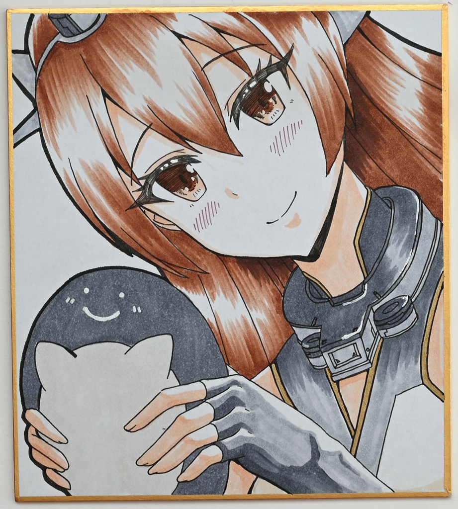 コミケ108艦これ色紙 ミニ色紙13.6cm×12.1cm