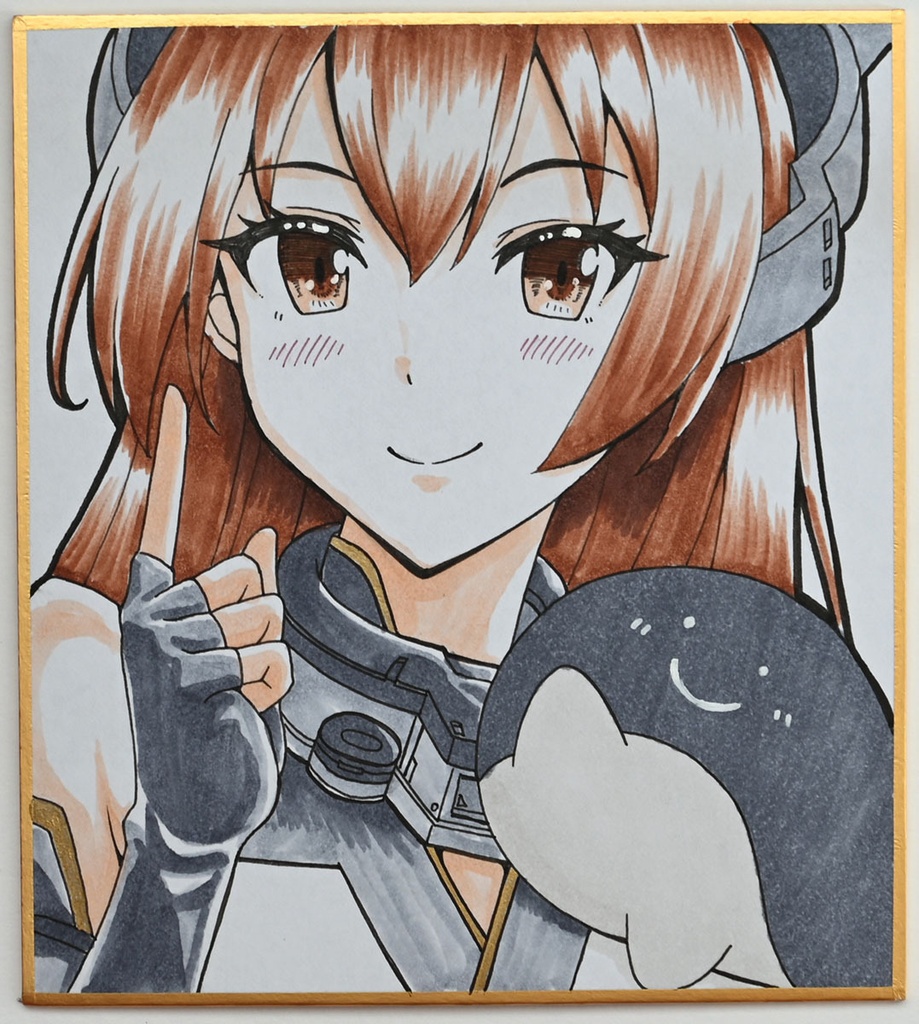 コミケ108艦これ色紙 ミニ色紙13.6cm×12.1cm