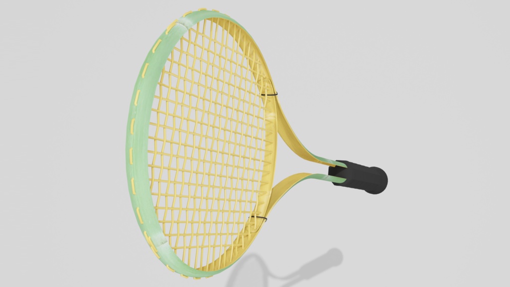 【Vket2021】竹ラケット - Tennis Bamboo Racket