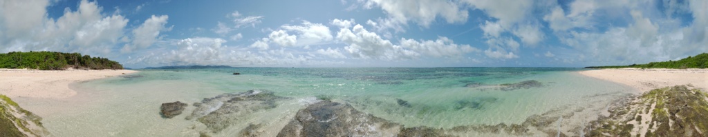 海辺パノラマ画像