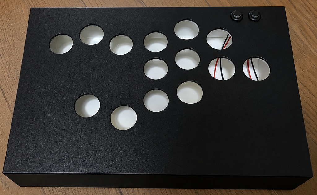 レバーレス箱 Φ30 フラット箱型　黒