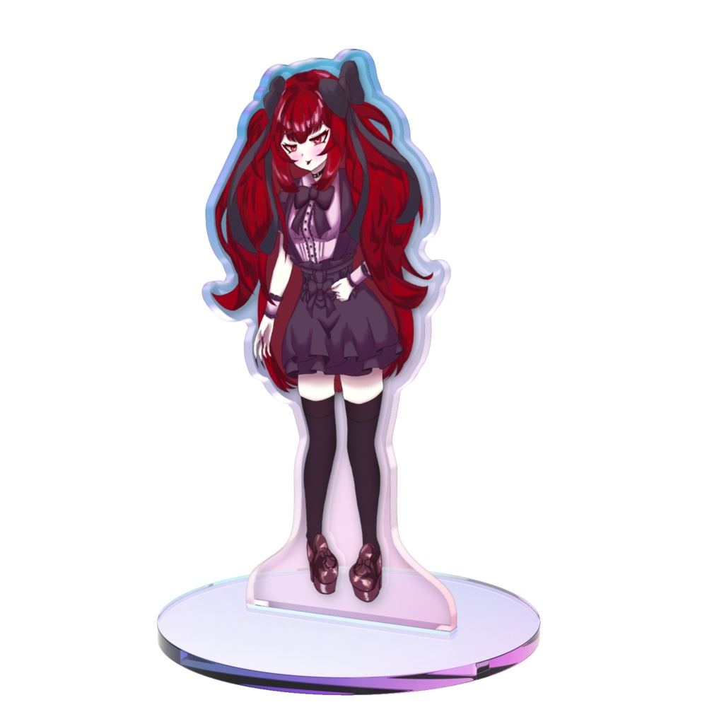オーロラアクスタ 地雷ちゃんリメイク立ち絵
