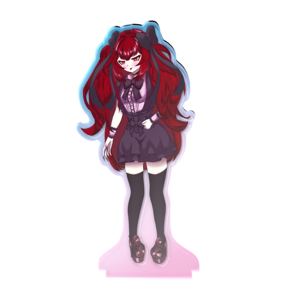 オーロラアクスタ 地雷ちゃんリメイク立ち絵