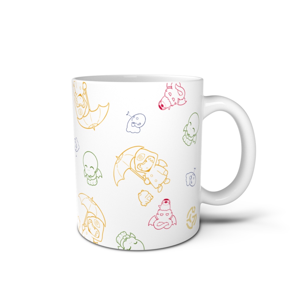 クトゥルフ神話モチーフマグカップ「ちびきゃら」