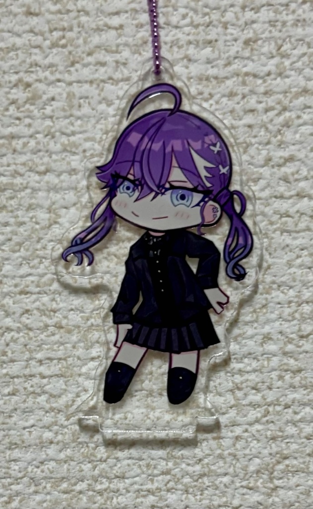 【学園アイドルマスター/二次創作】賀陽燐羽 モデル風アクリルキーホルダー