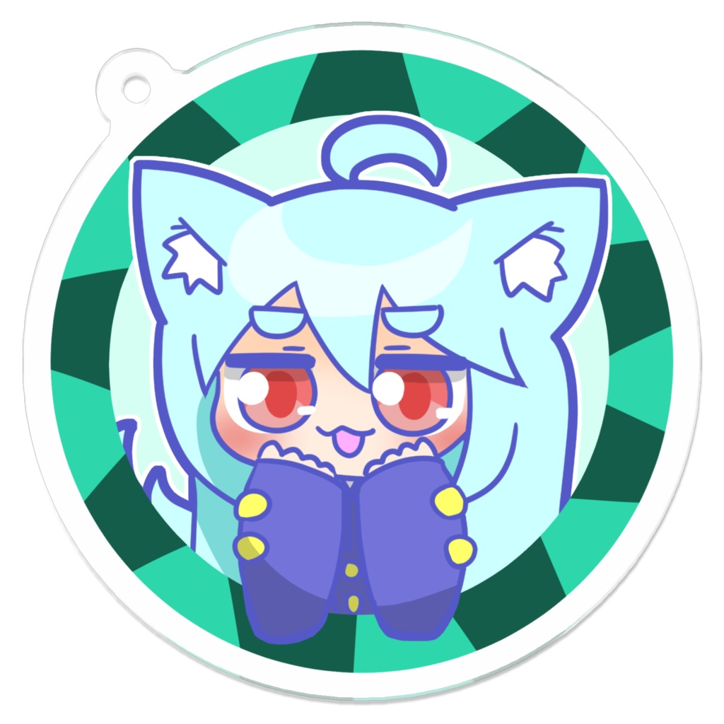 アクリルキーホルダー（50mm）「ふゆげちゃん」