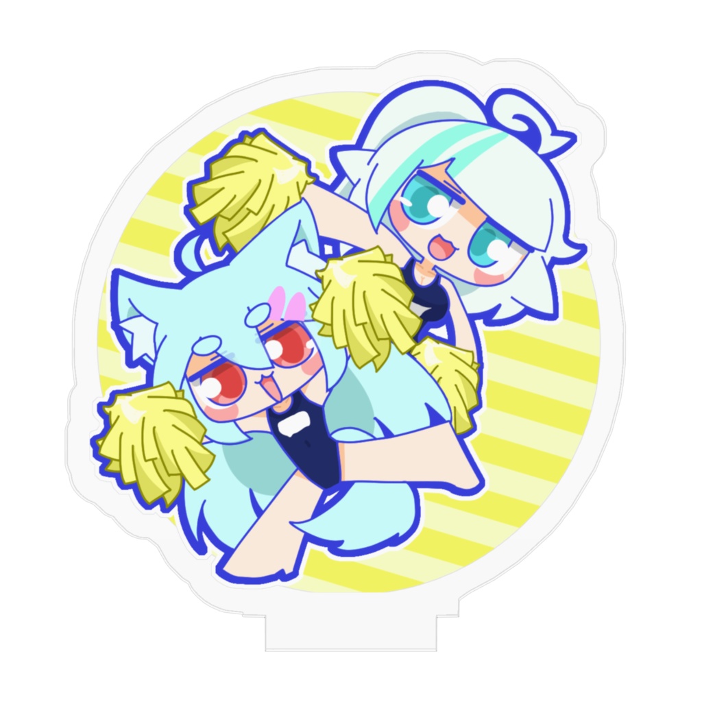 アクリルフィギュア(50mm)「ちるる&ふゆげスクポン」