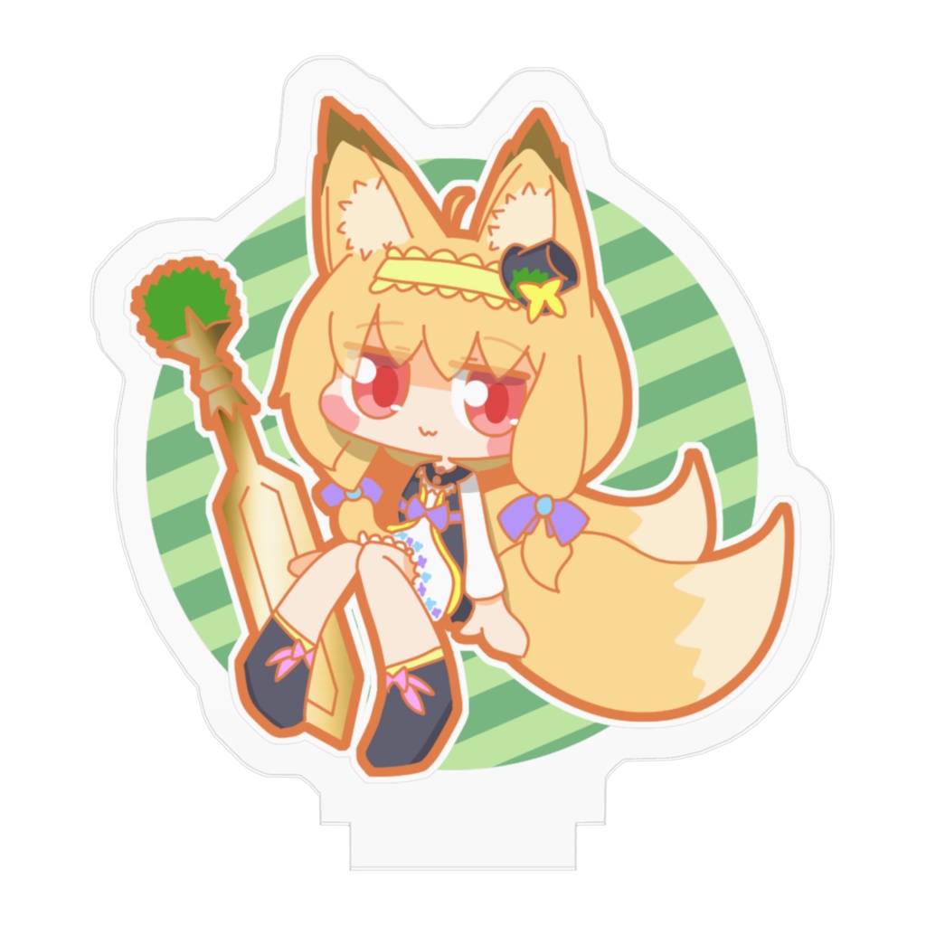 アクリルフィギュア(50mm)「キツネノボタン(花騎士)」