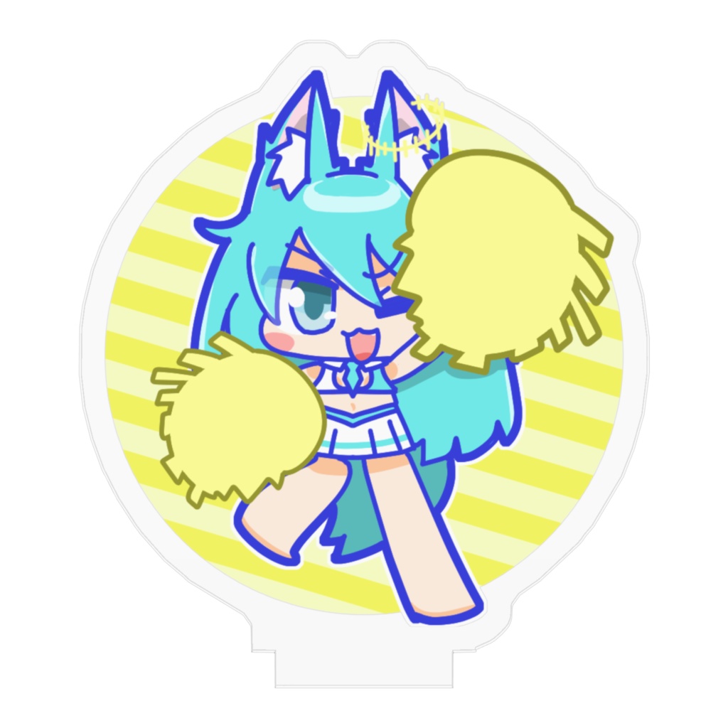 アクリルスタンド(50mm)「双月雪華チアポン」