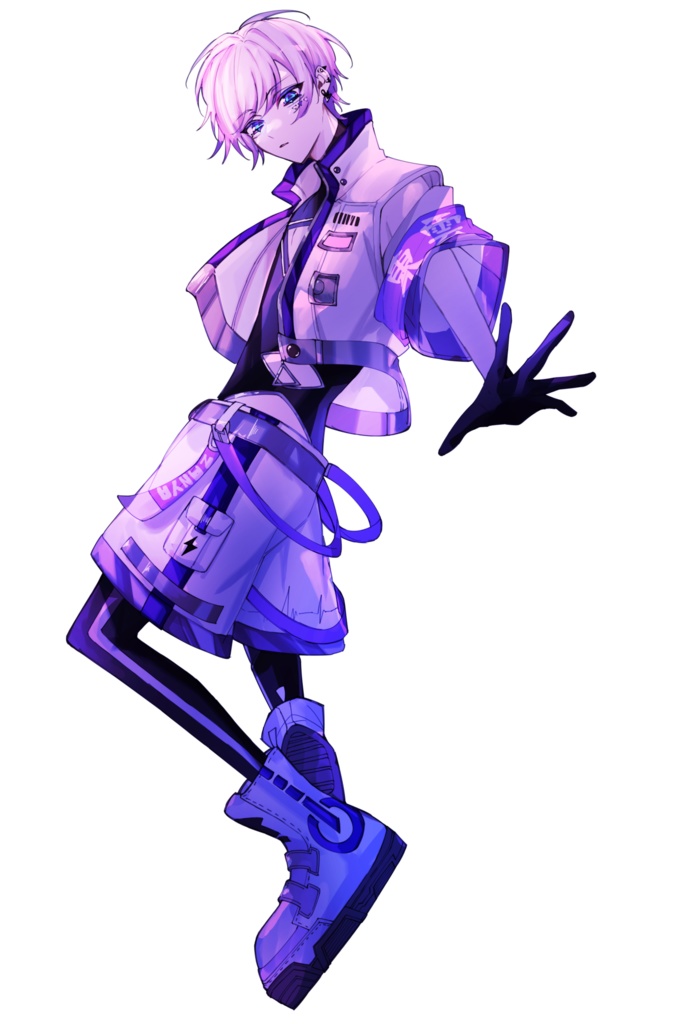 【アクリルスタンド】東雲ざんや～３D衣装モデル～　13㎝