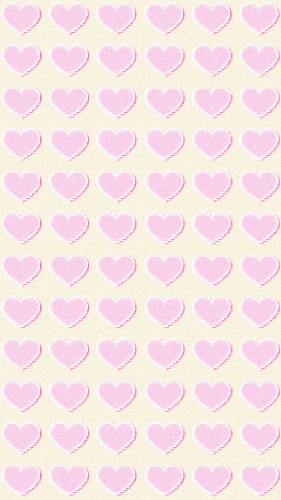 【フリー素材】ピクセルハート壁紙♥️✨
