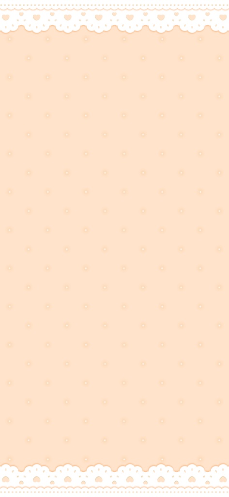 【フリー素材】ハートフリル × ドット壁紙💕🫧