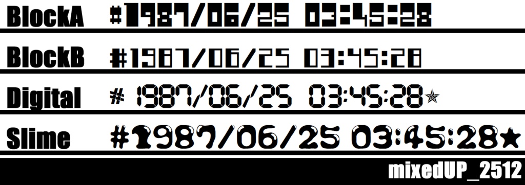 【サムネイル用・配信用】最近作ったやつまとめ