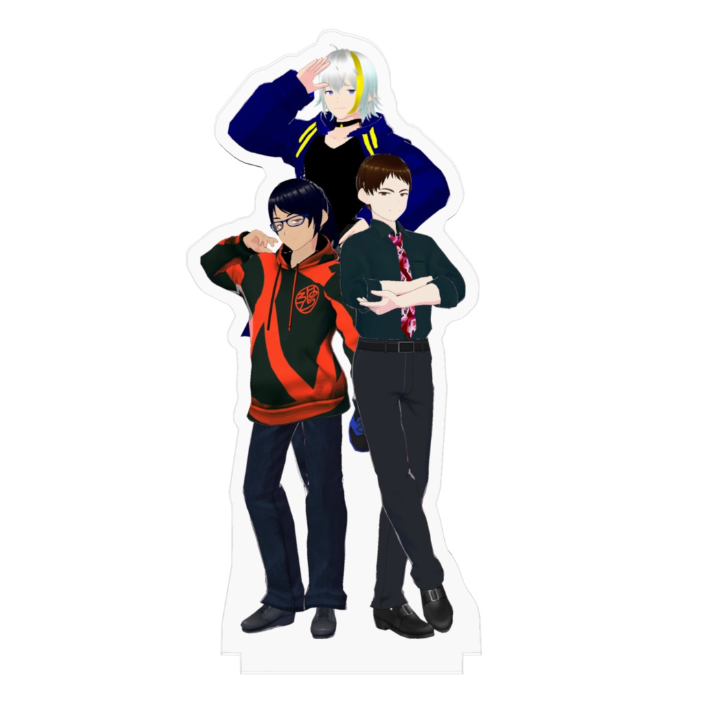 【試作2】ハングアウトおじさんアクリルフィギュア