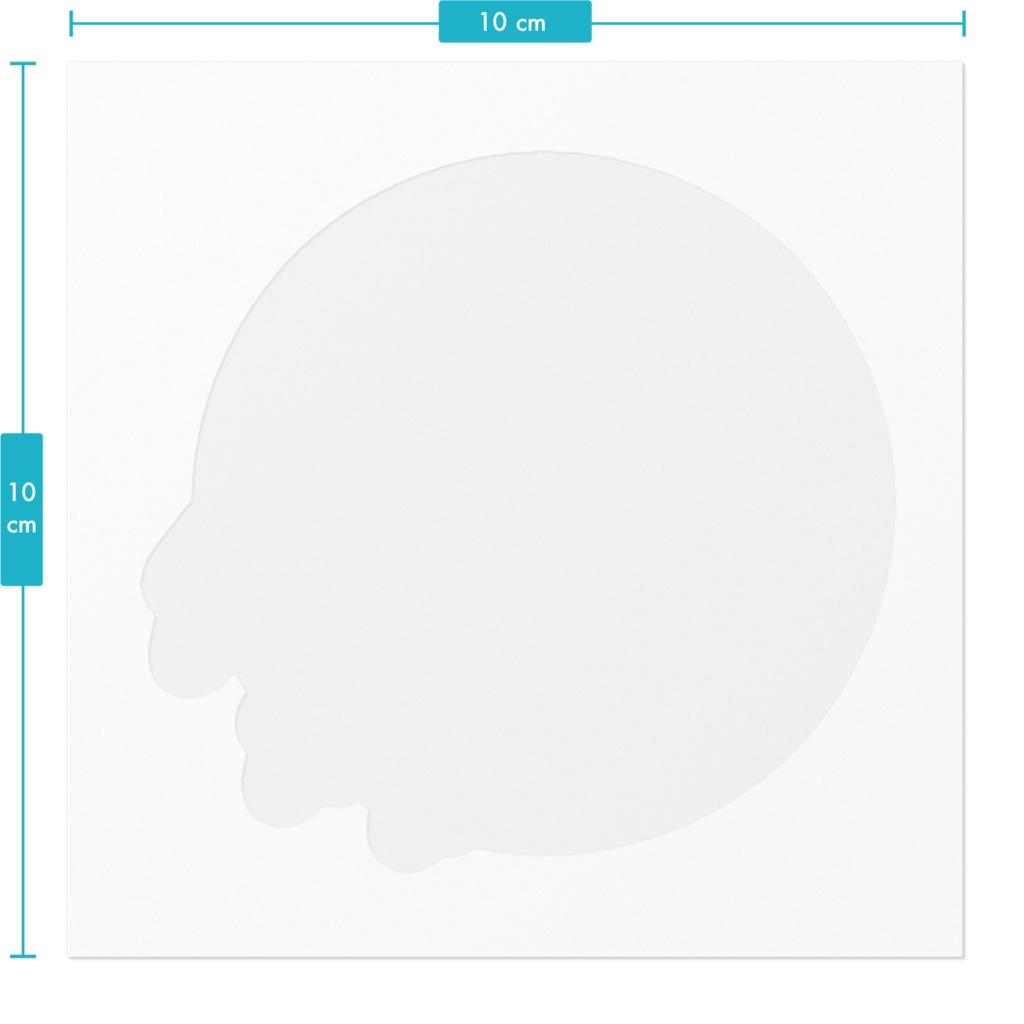 【試作4】白雷蒼名前ロゴステッカー