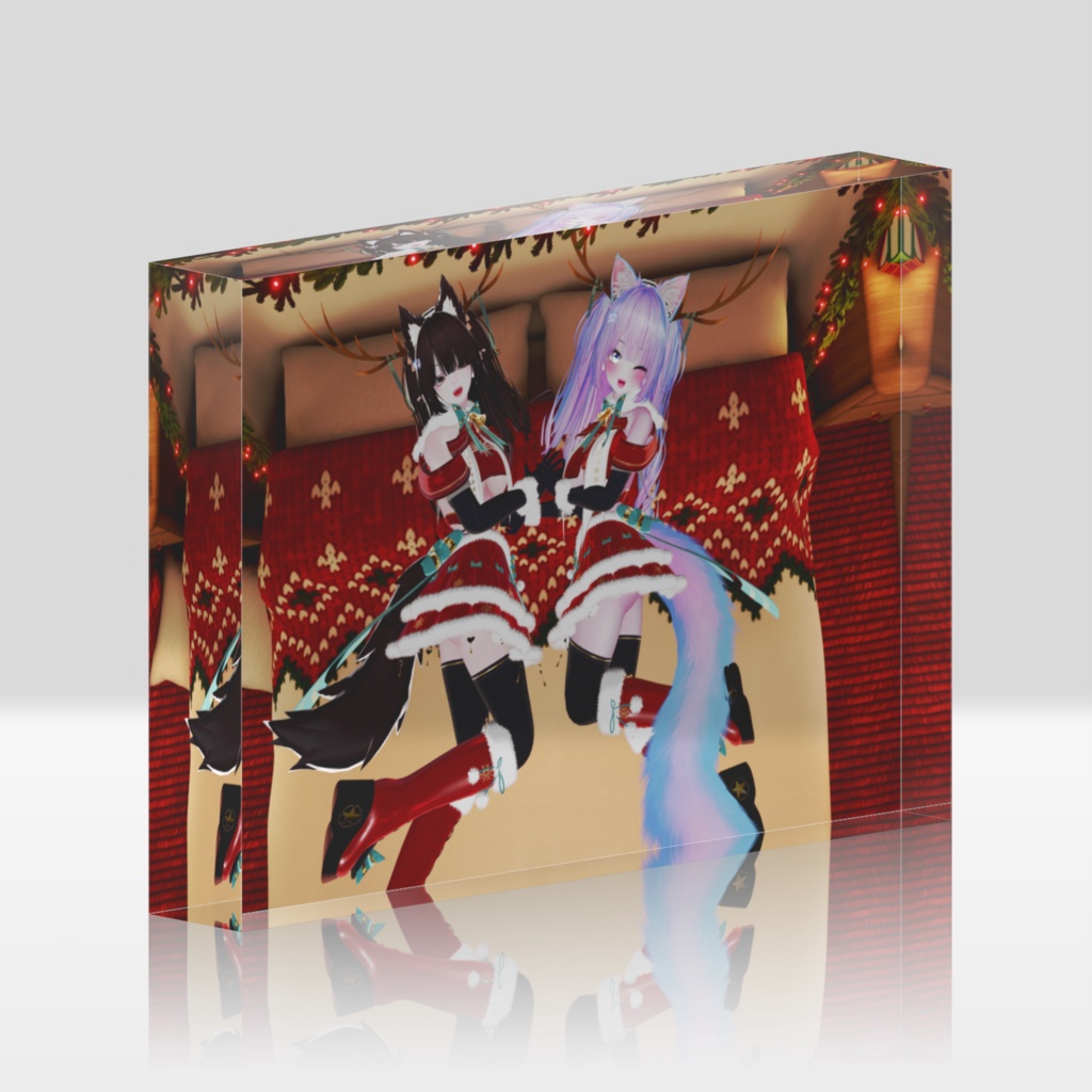 クリスマス記念アクリルブロック