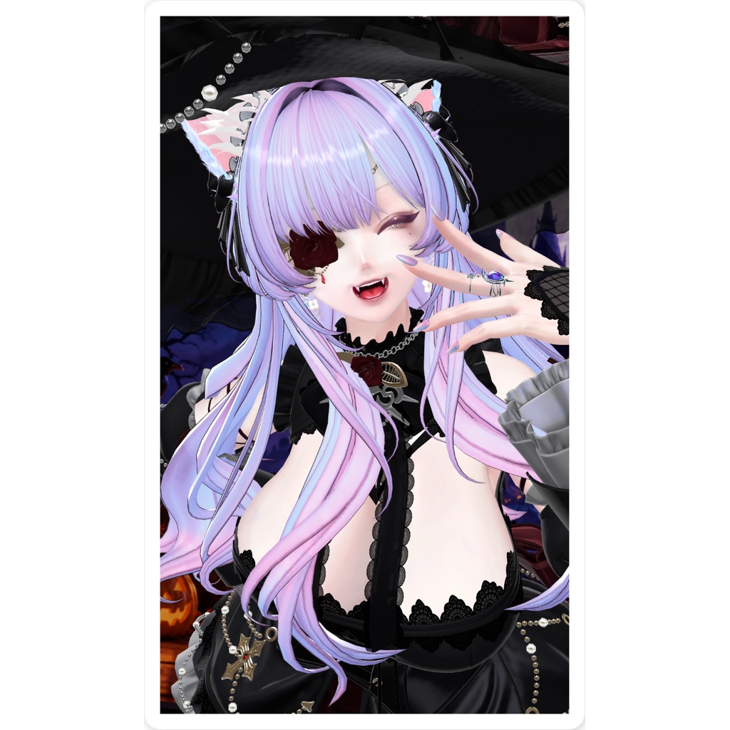 2026年ハロウィンスマホステッカーリアルリネイル