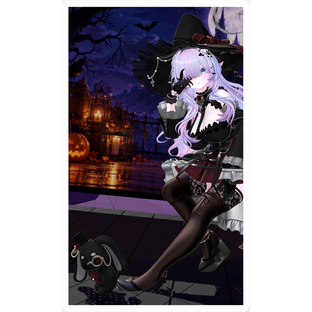 2026年ハロウィンスマホステッカー1