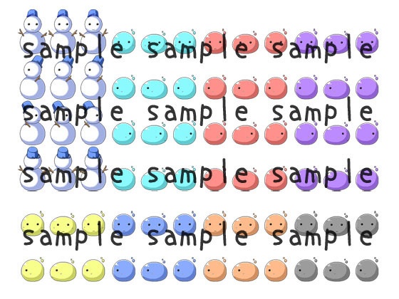 サイドビュー敵グラフィック素材集