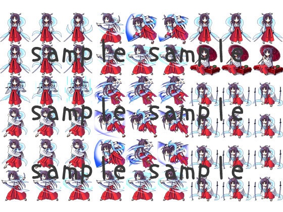 サイドビュードット絵素材集2