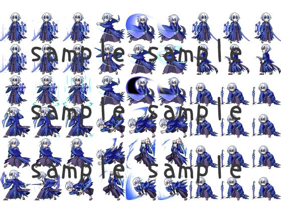 サイドビュードット絵素材集2