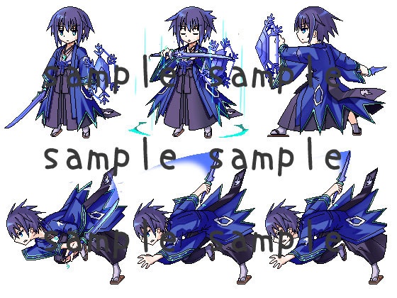 サイドビュードット絵素材集2