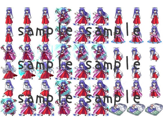 サイドビュードット絵素材集2