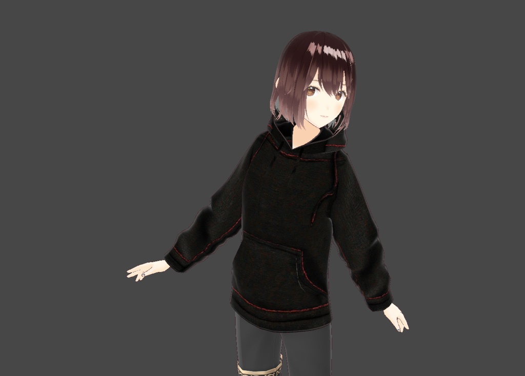 black and red hoodie