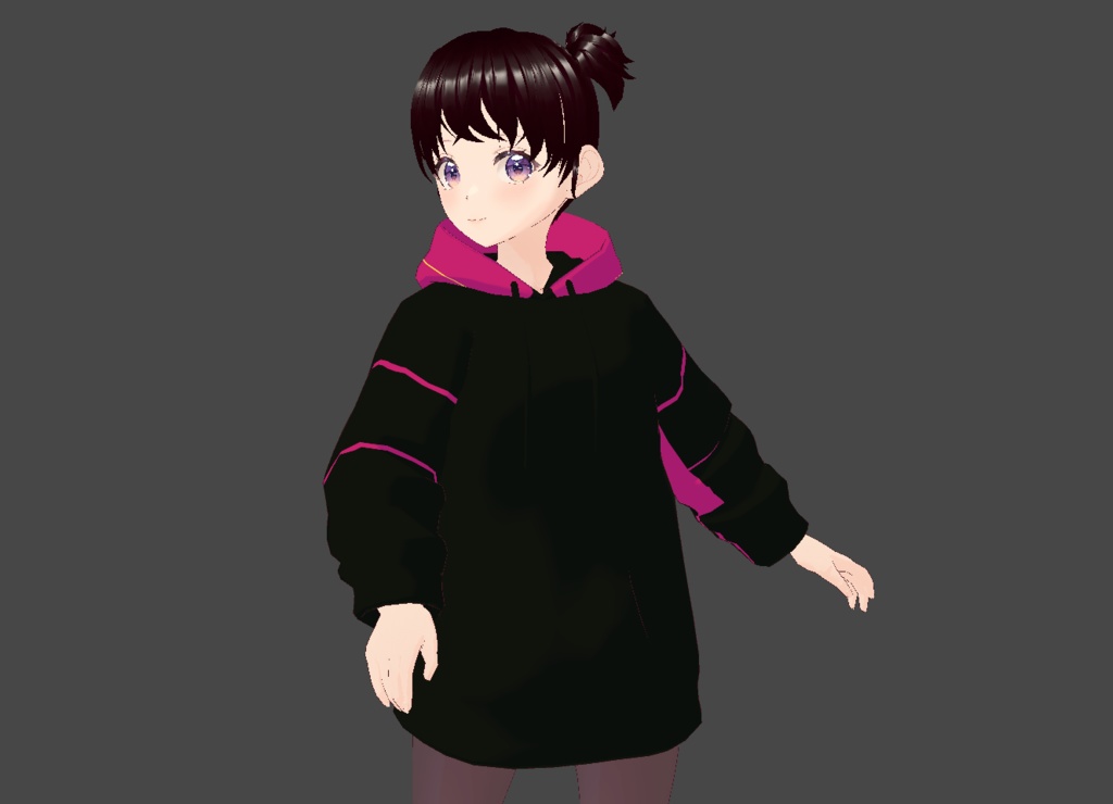 10 Colors! Vroid Sporty hoodie elegant and cute