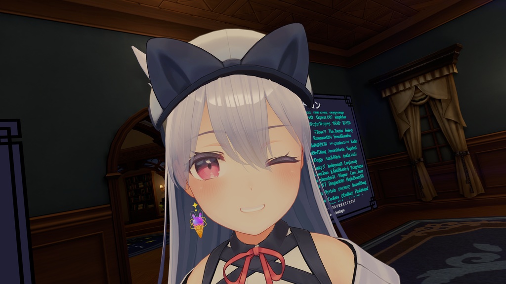 Universe_bunny_earrings