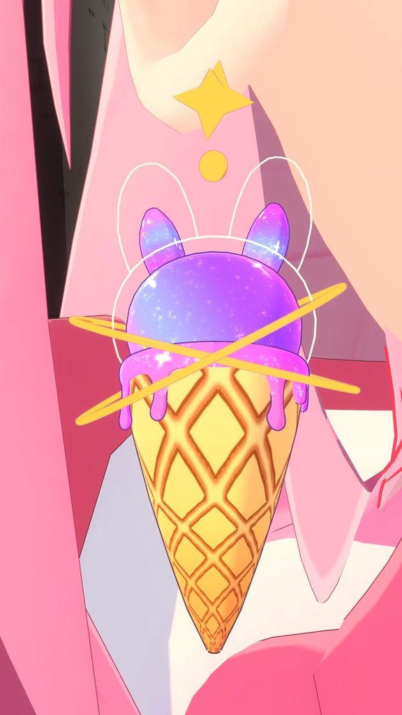 Universe_bunny_earrings