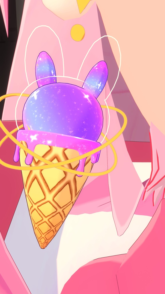 Universe_bunny_earrings