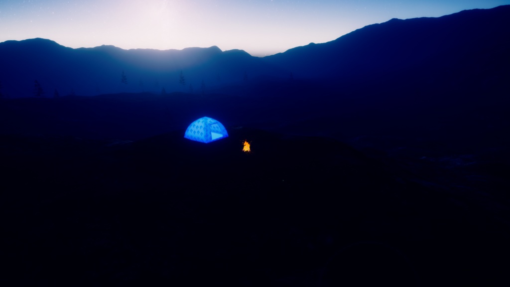 VRCアバターキャンプギミック